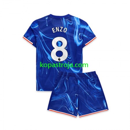 Billiga Fotbollströjor Chelsea Enzo 8 Barn Hemma tröja 2024/25 Kortärmad